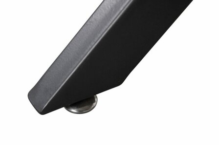 WOOOD Essentials Bruno Eettafel Ovaal Zwart 220x100 cm