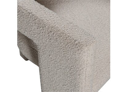 WOOOD Essentials Tiwa Fauteuil Boucl&eacute; Beige