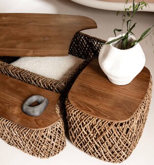 dBodhi Knut Square Padi Salontafelset Large