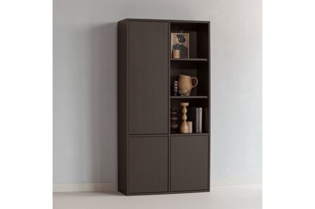 WOOOD Essentials Merel Opbergkast Grenen Middenbruin