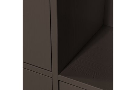 WOOOD Essentials Merel Opbergkast Grenen Middenbruin