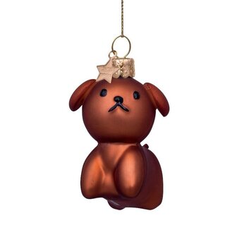 Vondels Ornament glas Nijntje-Miffy Dog snuf 