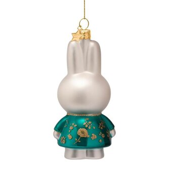 Vondels Ornament glas Nijntje-Miffy groen jurkje