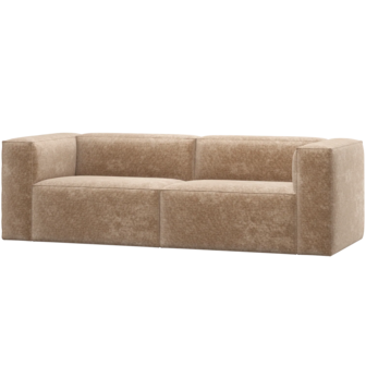 WOOOD Essentials  Bean 3,5-zits bank Chenille Velvet Perzikroze