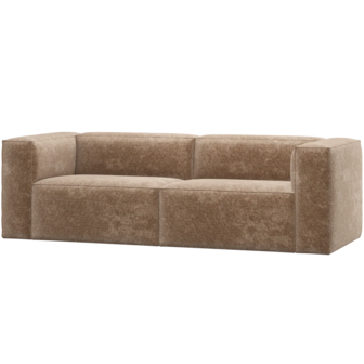 WOOOD Essentials  Bean 3,5-zits bank Chenille Velvet Taupe