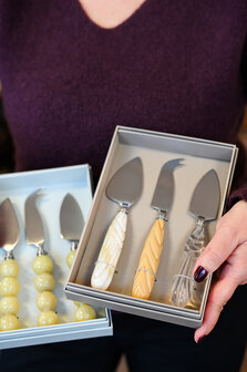 HKLIVING Cheese knives, lemon