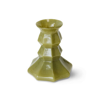 HKLIVING Silhouette glass vase, green