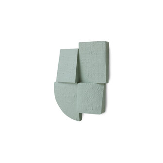 HKLIVING Wall sculpture levels, green