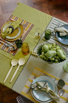 HKLIVING Ease table cloth dune, 160x300cm