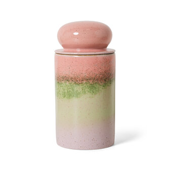 HKLIVING 70s ceramics storage jar glaze
