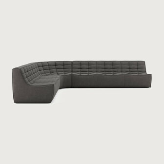 Ethnicraft N701 Modulaire Sofa Set Links Dark Grey