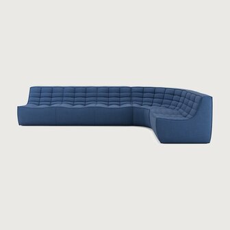 Ethnicraft N701 Modulaire Sofa Set Mini Rechts Blue