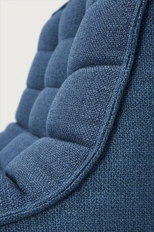 Ethnicraft N701 Modulaire Sofa Set Mini Links Blue