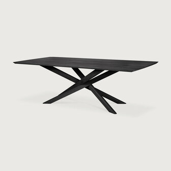 Ethnicraft Oak Mikado dining table black 280cm