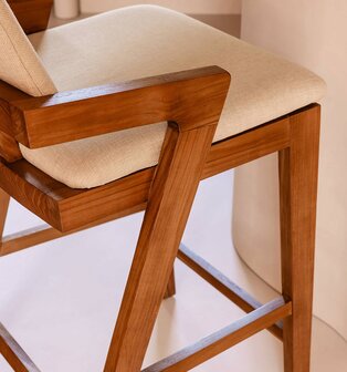 dBodhi Noa Keuken Bar Stoel Custard