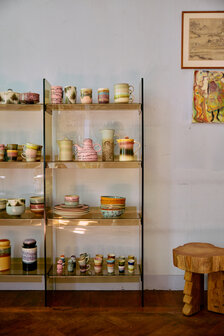 HKLIVING Modular Acrylic Cabinet 160cm Olive green