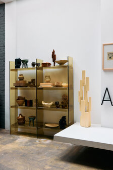 HKLIVING Modular Acrylic Cabinet 160cm Olive green