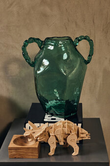 HKLIVING Teak cube bowl, Small