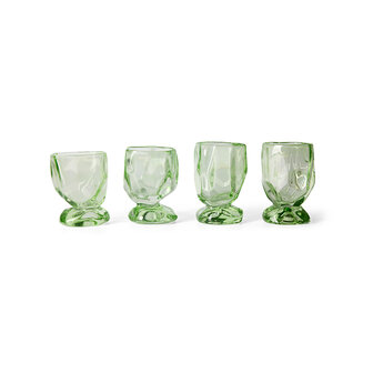 HKLIVING Glasses Peridot Set of 4