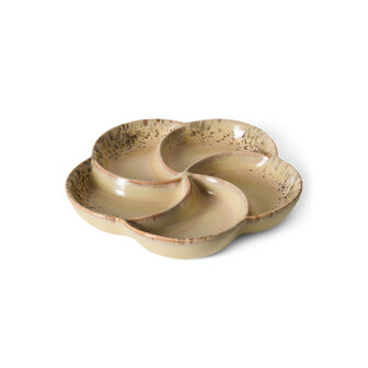 HKLIVING 70s Ceramics Snack Tray Grit