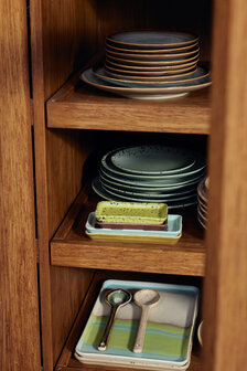 HKLIVING 70s Ceramics Serving Spoons Hills Set of 2