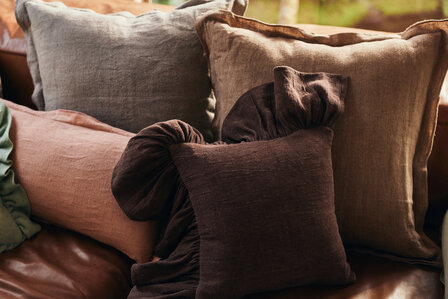 HKLIVING Linen Cushion Magnolia 70x30cm