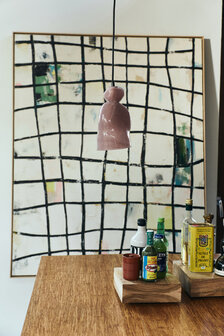 HKLIVING Gemstone Lamp Amethyst