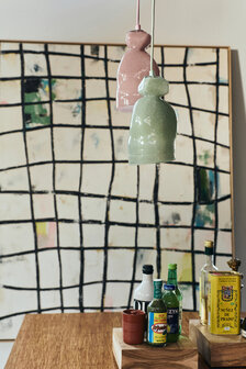 HKLIVING Gemstone Lamp Tourmaline