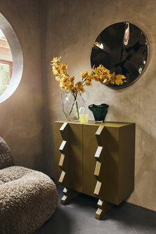 HKLIVING Dent Wall Sculpture Chrome