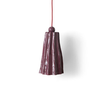 HKLIVING Flow Pendant Lamp Burgundy