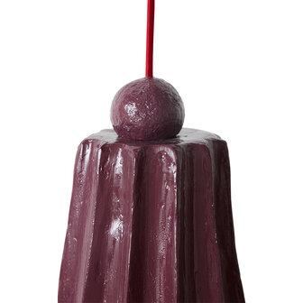 HKLIVING Flow Pendant Lamp Burgundy