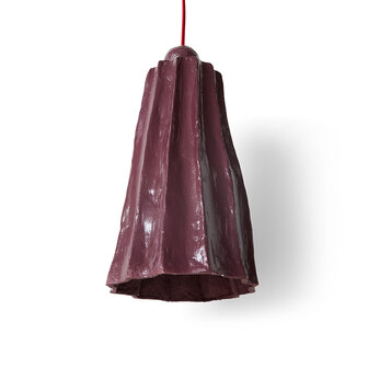 HKLIVING Flow Pendant Lamp Burgundy