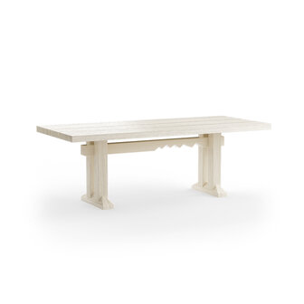 HKLIVING Forma Dining Table Pearl 220cm