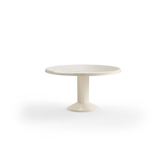 HKLIVING Forma Dining Table Roound 140cm Pearl