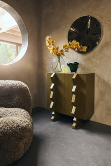 HKLIVING Forma Cupboard Olive Green