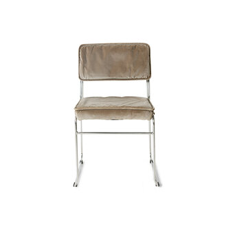 HKLIVING Endless Dining Chair Velvet Dirty Chai