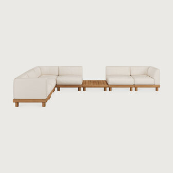Ethnicraft Monocle Outdoor Modulaire Sofa Set Left