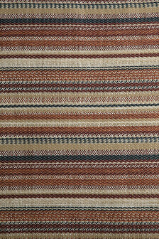 Ethnicraft Outdoor Zahara Poef Terra Stripe