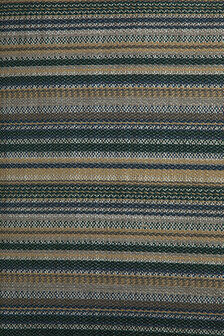 Ethnicraft Outdoor Zahara Poef Blue Stripe