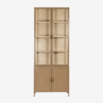 New Routz Detroit 4 deurs vitrinekast small Cappuccino