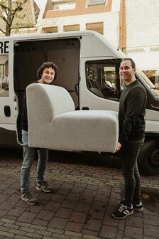 Gratis bezorging en montage