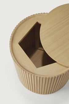 Ethnicraft Roller Max Bijzettafel Eiken Geolied 