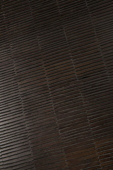 Ethnicraft Grooves salontafel teakhout zwart 170x120cm