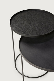 Ethnicraft Dienblad Bijzettafel Set 