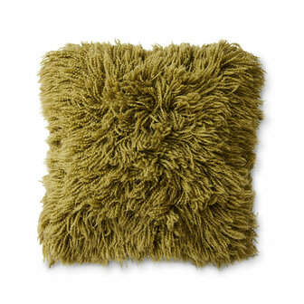 HKLIVING Fluffy Cushion Olive