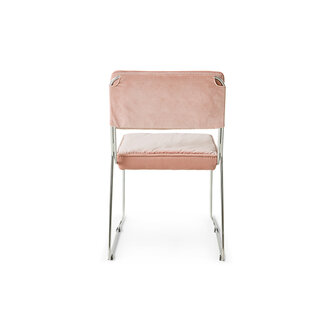HKLIVING Endless Dining Chair Velvet Lychee Pink