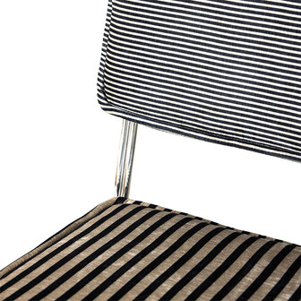 HKLIVING Endless Dining Chair Stripe, Monochrome