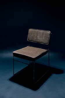 HKLIVING Endless Dining Chair Stripe, Monochrome