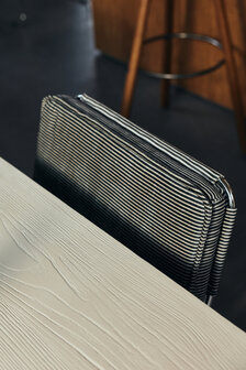 HKLIVING Endless Dining Chair Stripe, Monochrome