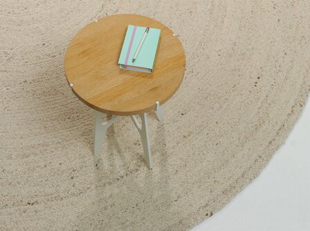 Beside Rugs Vloerkleed Maze Light Beige 200cm